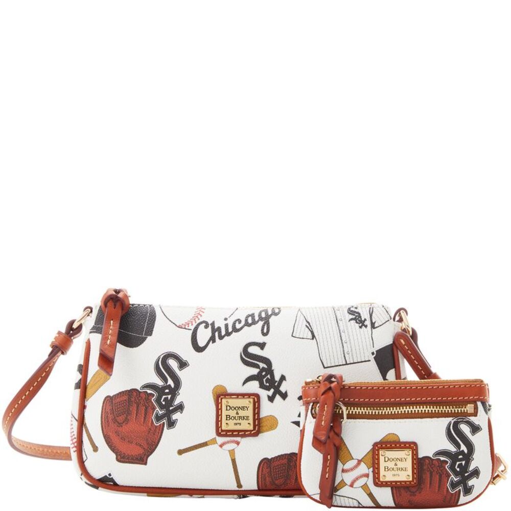 Dooney & Bourke MLB Chicago White Sox Lexi Crossbody Sm Coin Case - WHITE SOX